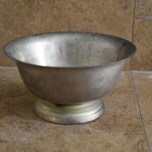 VTG Vintage Towle snack Serving Bowl Silver Plated /Silver Plate will need clean